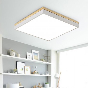 Smart LED Wooden Ceiling Light
