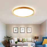 Tricolor LED Wooden Ceiling Light