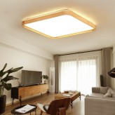 Tricolor LED Wooden Ceiling Light