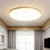 Smart LED Wooden Ceiling Light