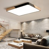 Tricolor LED Wooden Ceiling Light