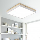 Smart LED Wooden Ceiling Light