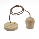 Wood Bulb Holder