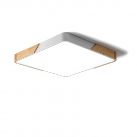 Tricolor LED Wooden Ceiling Light